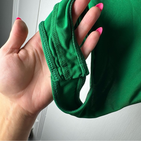 Zara Blogger Fave Spring Padded Shoulder Contour Bodysuit Small NEW - Picture 6 of 16